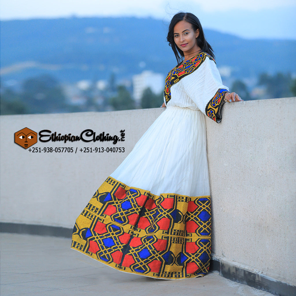 Adiyam Habesha Dress - Ethiopian Traditional Dress