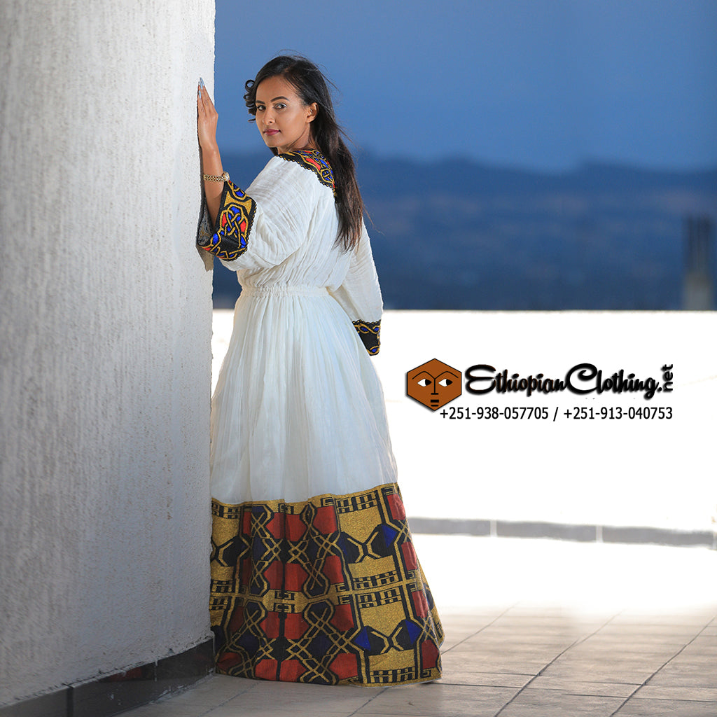 Adiyam Habesha Dress - Ethiopian Traditional Dress