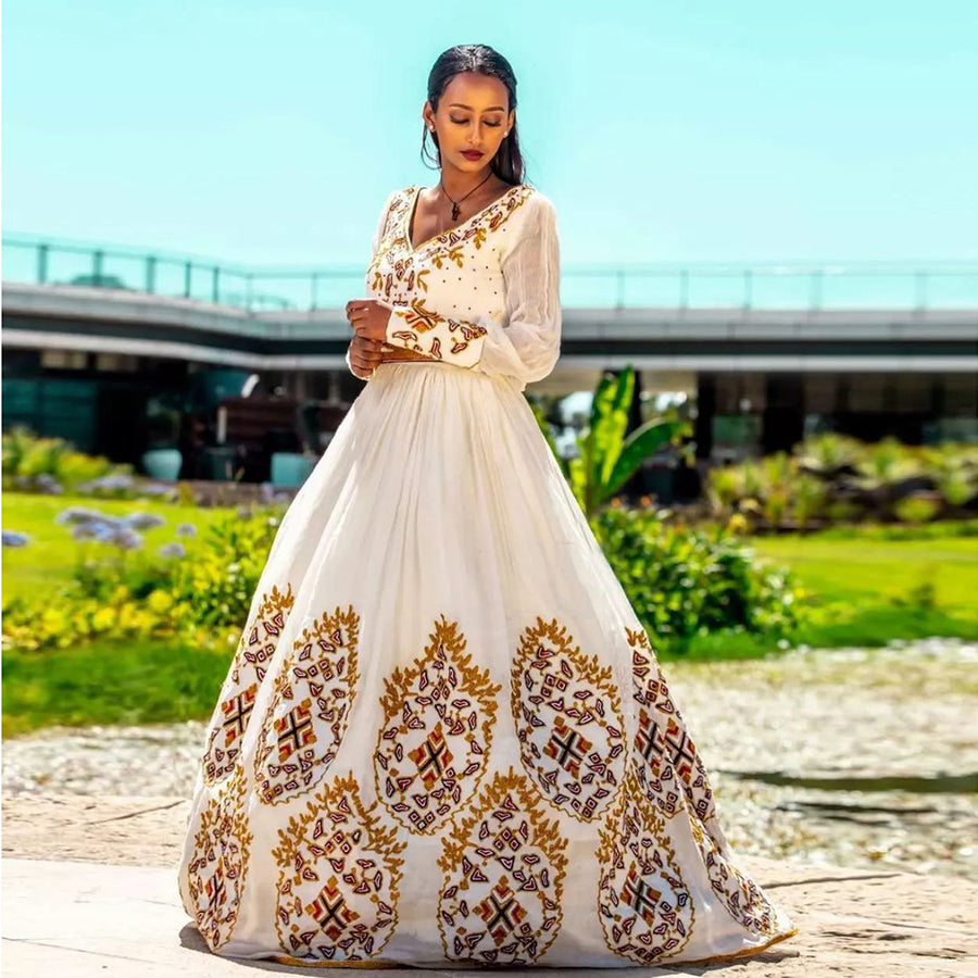 Traditional Ethiopian, Eritrean, Habesha Wedding Dresses