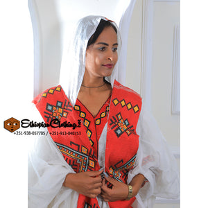 Abaynesh Habesha Dress - Ethiopian Traditional Dress