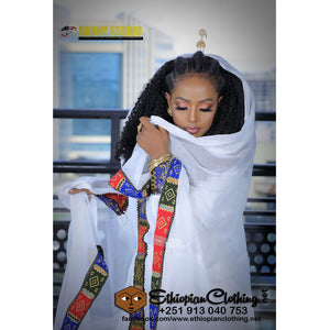 Meki Habesha Dress - Ethiopian Traditional Dress
