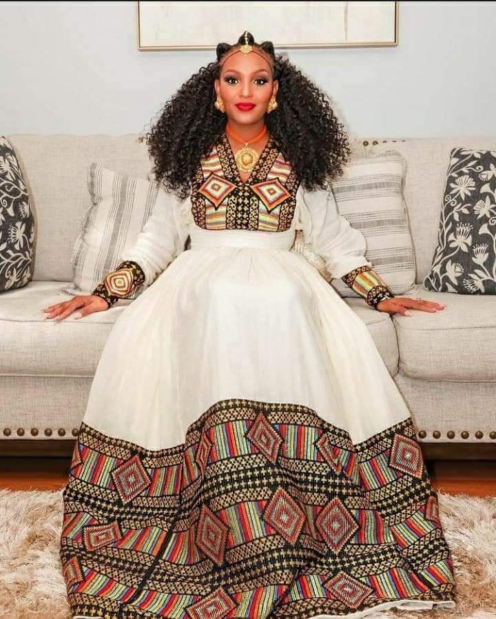 Traditional Ethiopian, Eritrean, Habesha Wedding Dresses ...