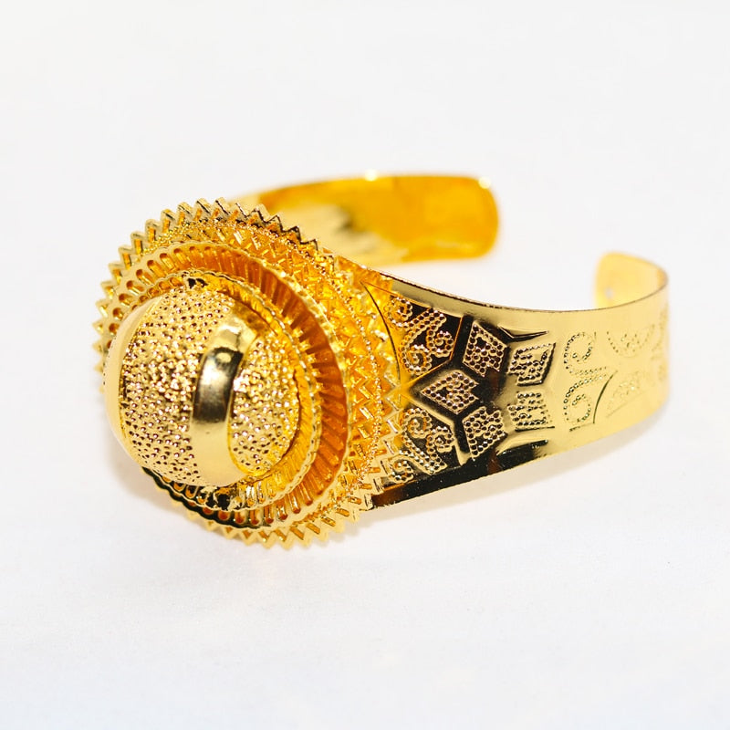 Alluring Antique Gold Plated Bridal Finger Ring Set Online|kollam supreme