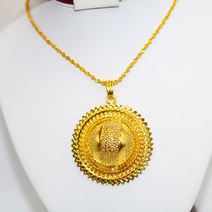 Ethiopian 24k Gold Plated Bridal Jewelry Sets - Ethiopian Traditional Dress