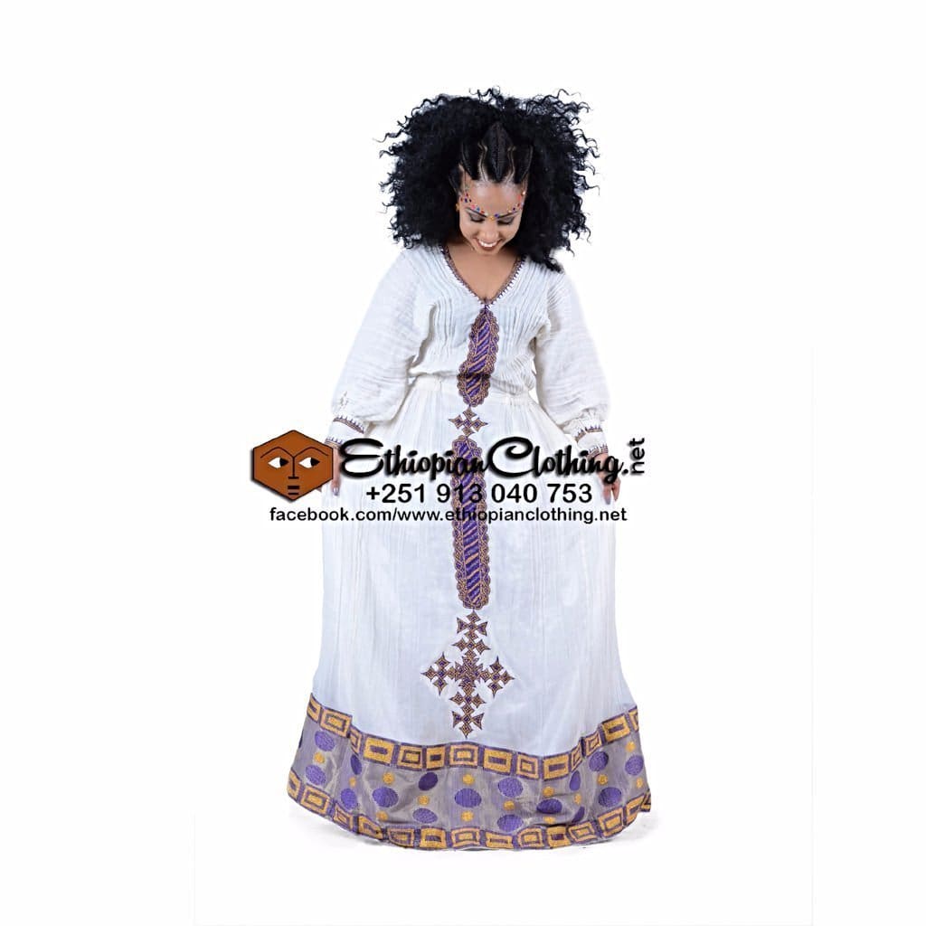 Abeba Habesha Dress - Ethiopian Traditional Dress