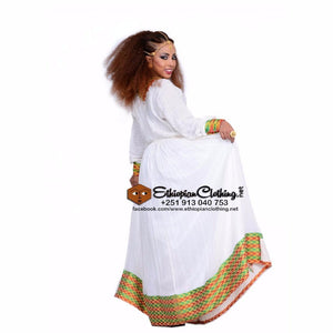 Abyssinia Telf Ethiopian Dress - Ethiopian Traditional Dress