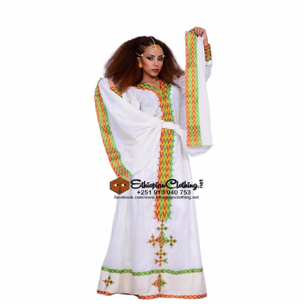 Abyssinia Telf Ethiopian Dress - Ethiopian Traditional Dress