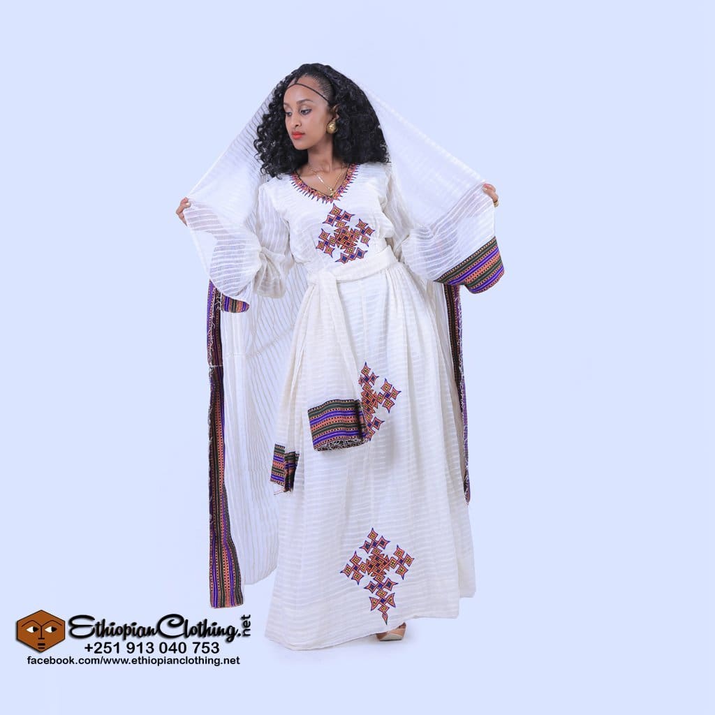 Adi Ethiopian dress - Ethiopian Traditional Dress