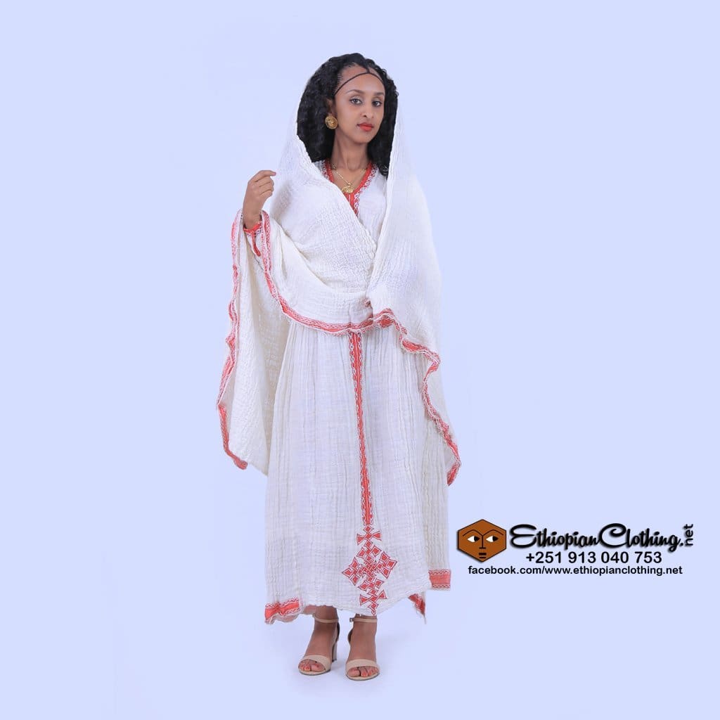 Awet Axum telf - Ethiopian Traditional Dress