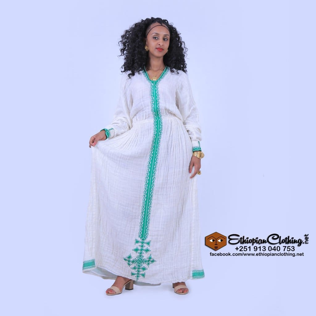 Axum tibeb habesha dress - Ethiopian Traditional Dress