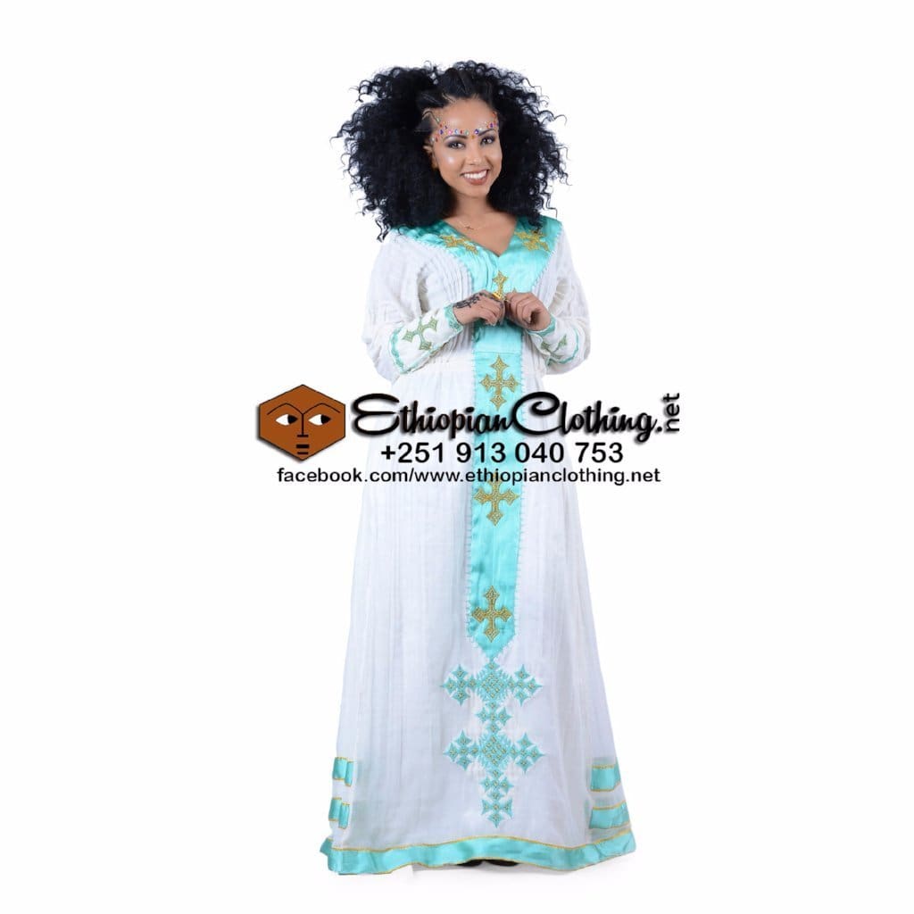 Bati Habesha Kemis - Ethiopian Traditional Dress