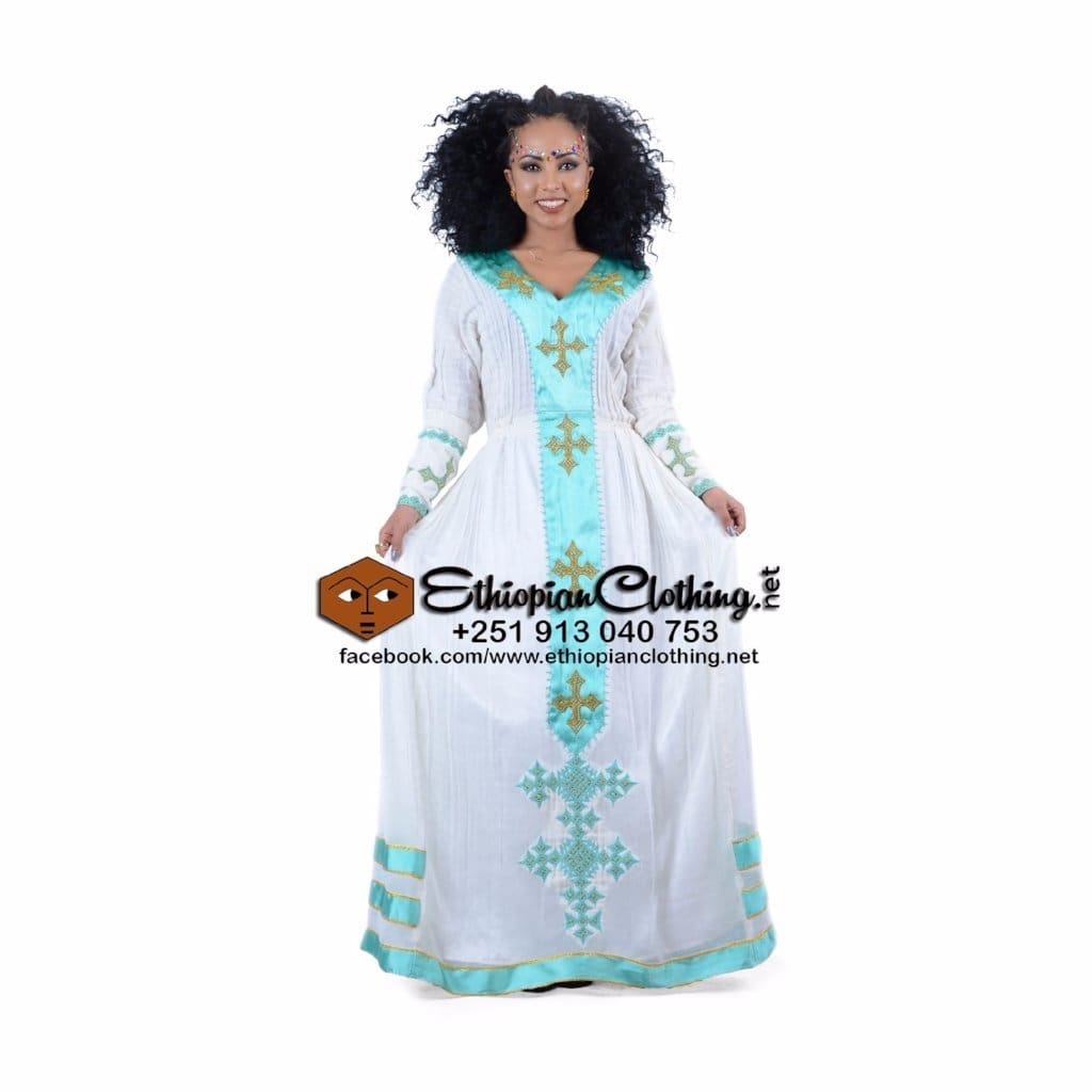 Bati Habesha Kemis - Ethiopian Traditional Dress