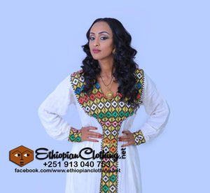 Bella Habesha Dress - Ethiopian Traditional Dress