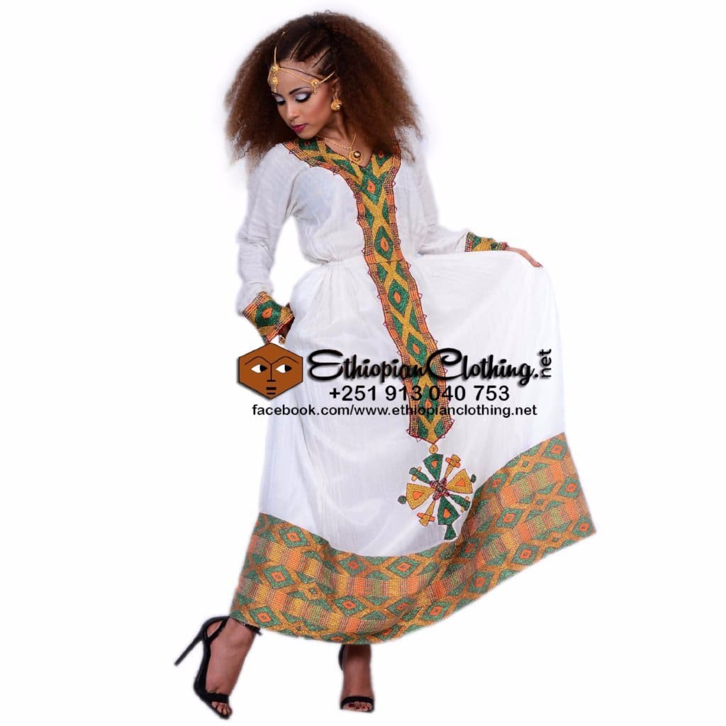 Birtukan Menen Telfi - Ethiopian Traditional Dress
