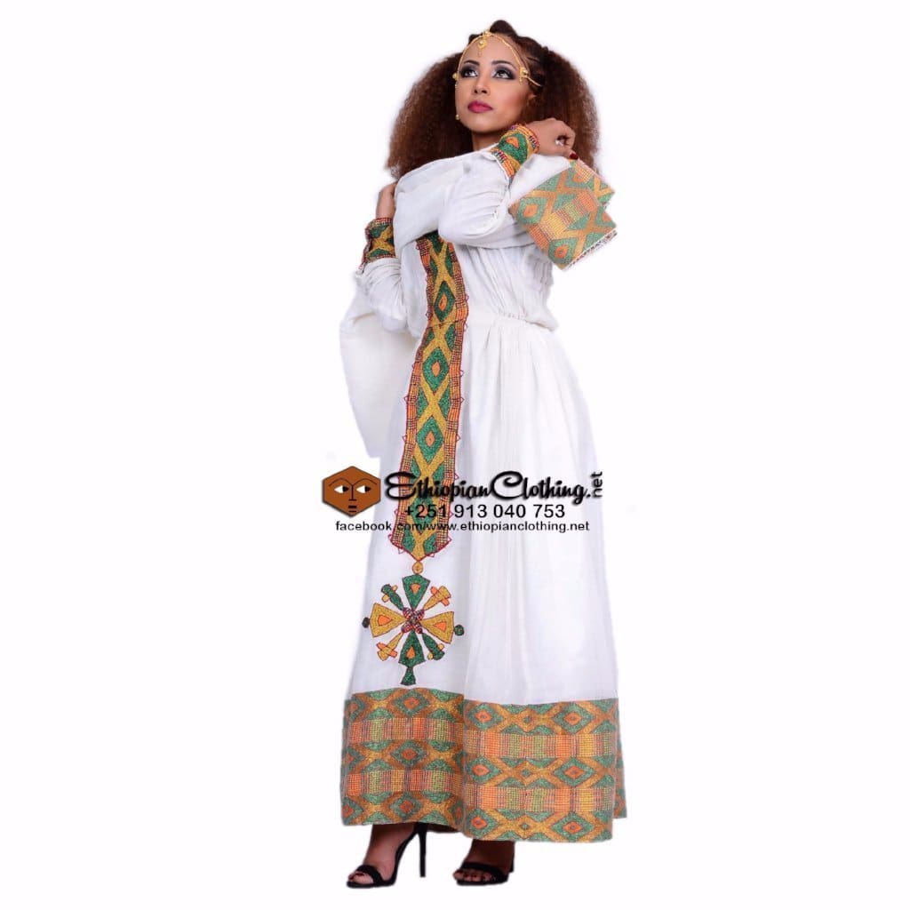 Birtukan Menen Telfi - Ethiopian Traditional Dress