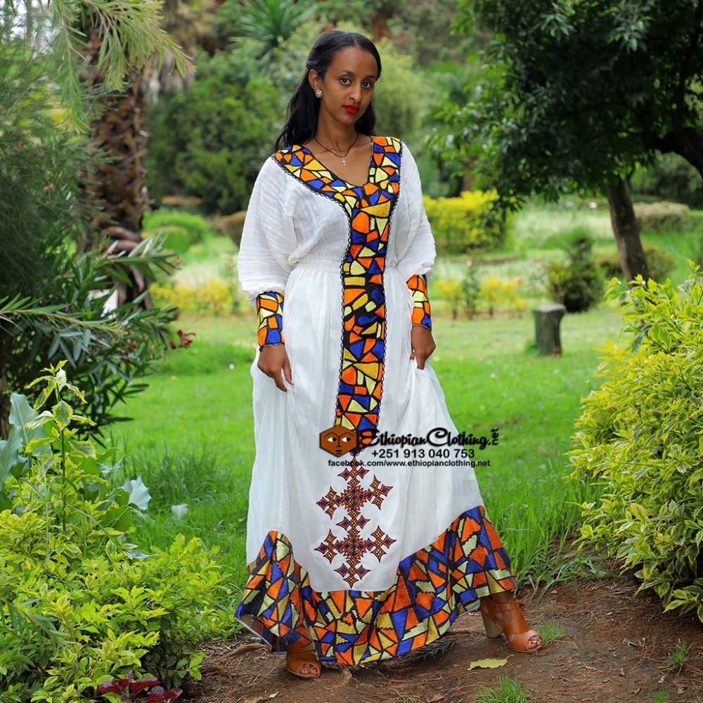 Dehab habesha dress - Ethiopian Traditional Dress