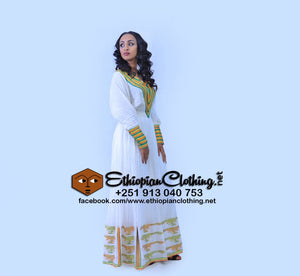 Dill Habesha kemis - Ethiopian Traditional Dress
