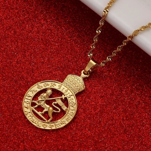 Star of David Lion of Judah Pendant Necklace Silver Antique Rolo Chain –  www.MichaelBromberg.com