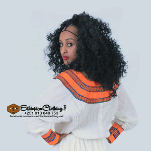 Fasika Habesha kemis - Ethiopian Traditional Dress