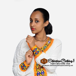 Gamo Cultural Habesha Dress - Ethiopian Traditional Dress