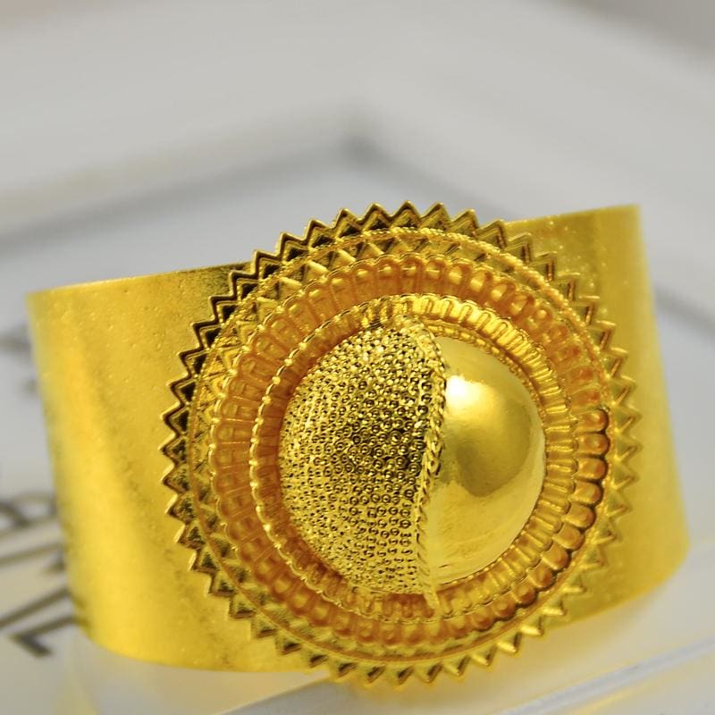 Habesha Wedding Scrub Bangle - Ethiopian Traditional Dress