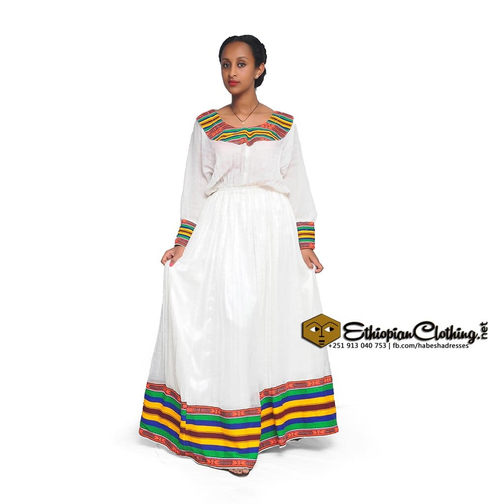 Hawi Habesha kemis - Ethiopian Traditional Dress