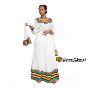 Hawi Habesha kemis - Ethiopian Traditional Dress