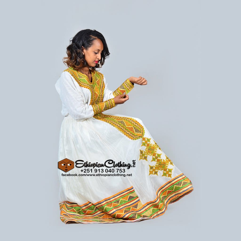 Hemen Traditional Habesha Dress - Ethiopian Traditional Dress