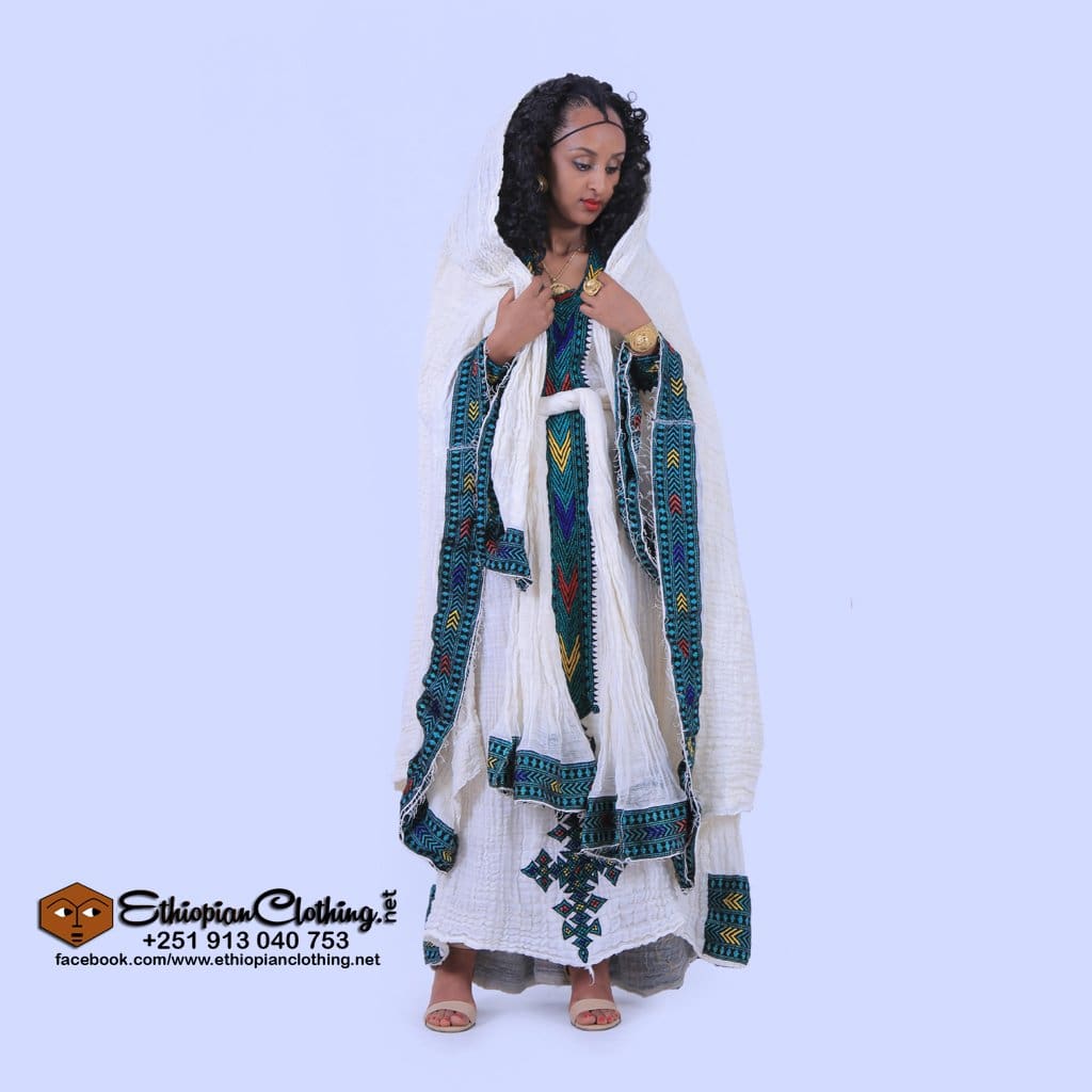 Hiwi Axum telfi - Ethiopian Traditional Dress