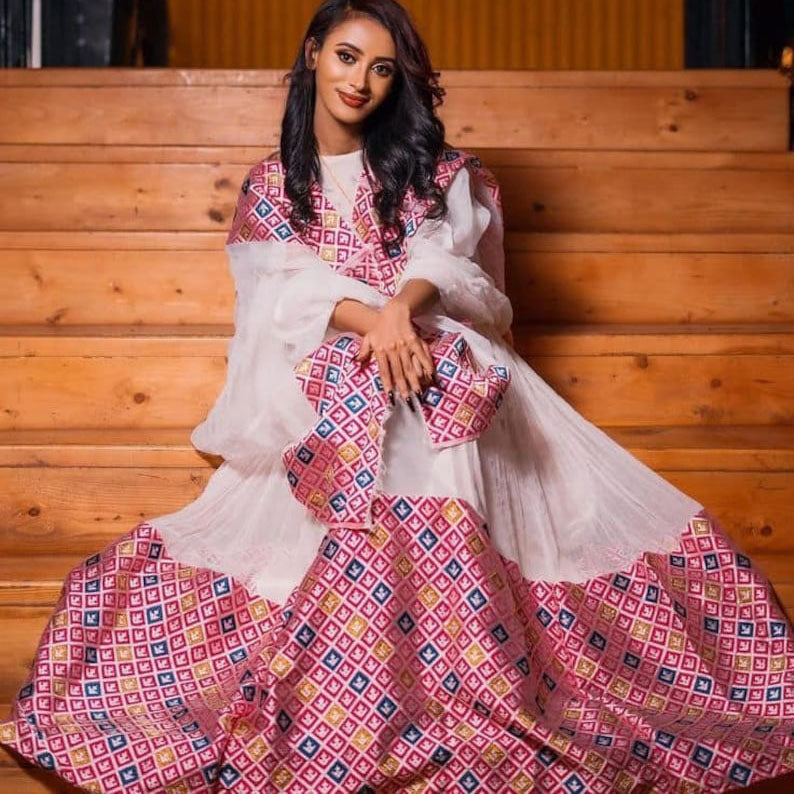 Ethiopian cultural dress- Habesha dress