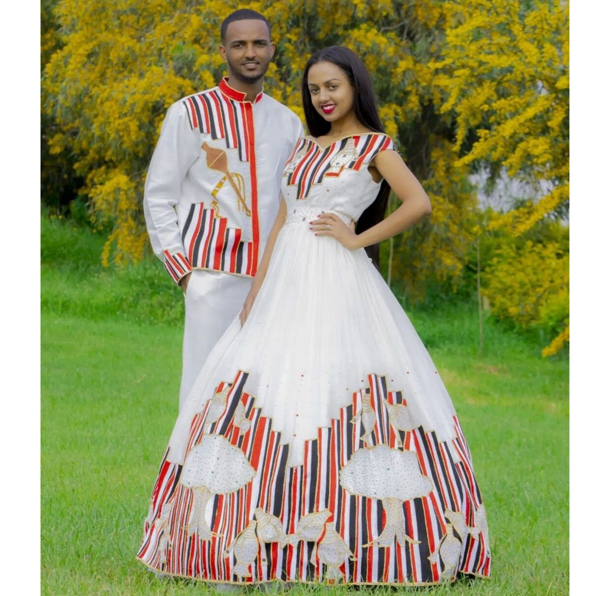 Amarech Ethiopian Wedding Dress main image 1