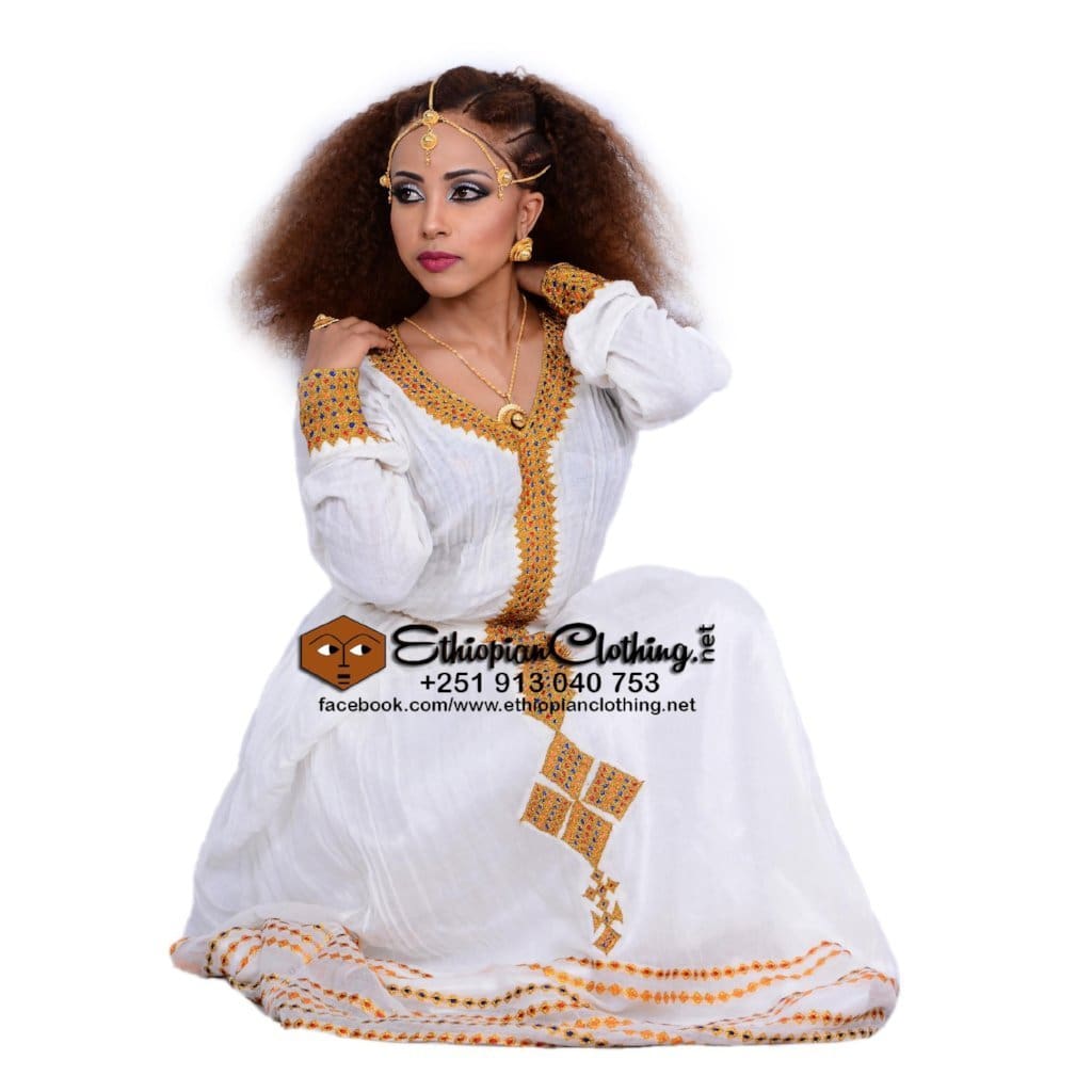 Keremela Menen Telf - Ethiopian Traditional Dress