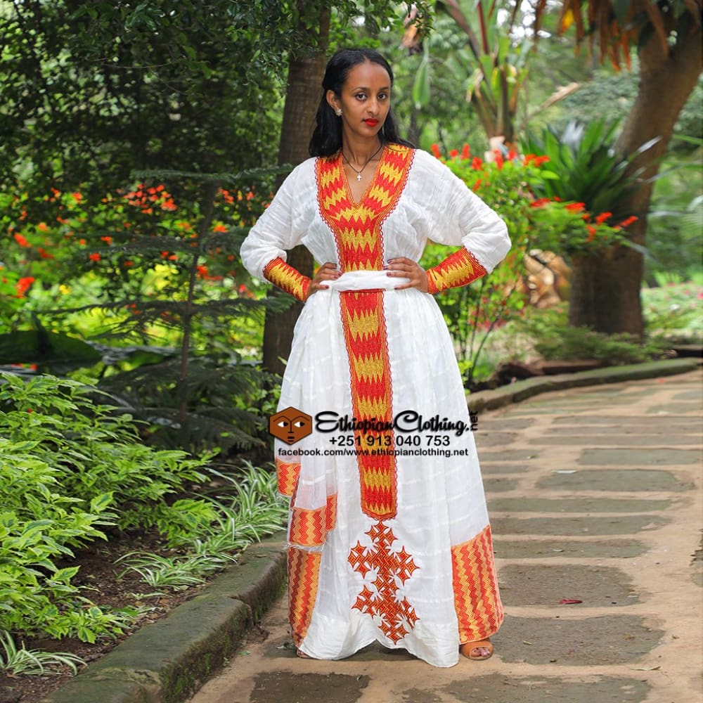 Konjo Ethiopian traditional cloth - Ethiopian Traditional Dress