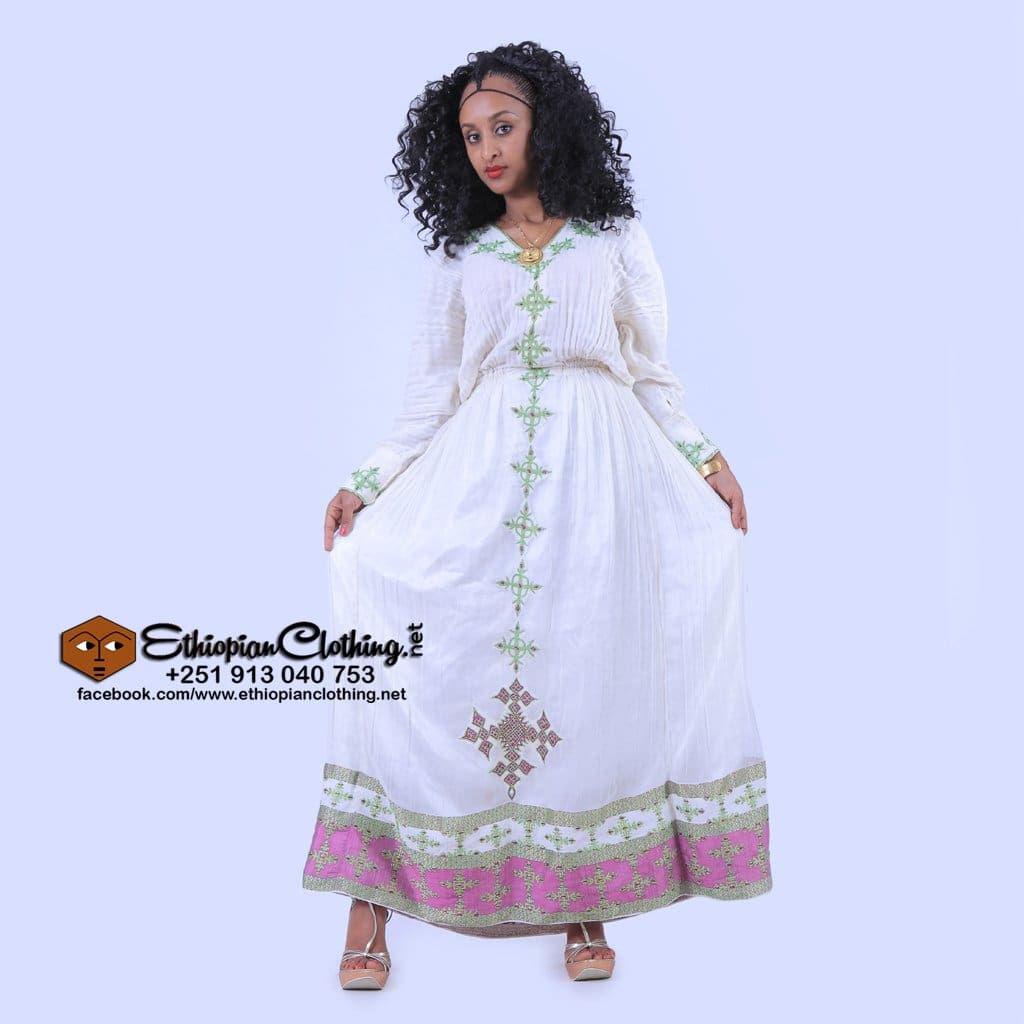 Meskel Ethiopian Church cloth - Ethiopian Traditional Dress
