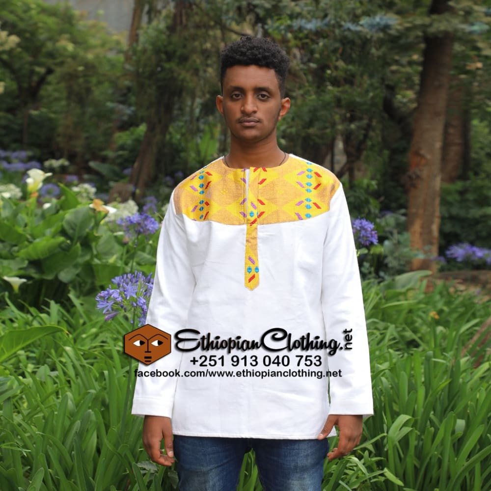 Minilik Ethiopian Men Traditional Cloth - Ethiopian Traditional Dress