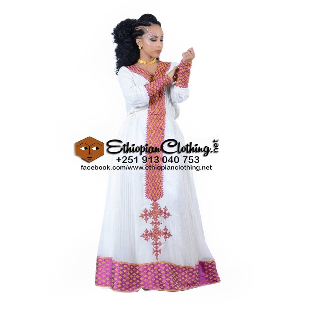 Mota Habesha Kemis - Ethiopian Traditional Dress