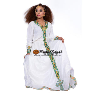Munit Habesha Dress - Ethiopian Traditional Dress
