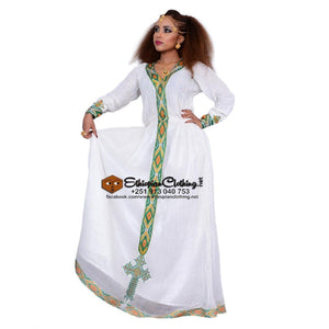 Munit Habesha Dress - Ethiopian Traditional Dress