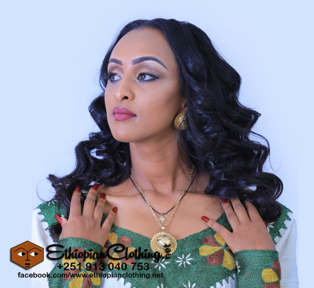 Naomi Habesha Kemis - Ethiopian Traditional Dress