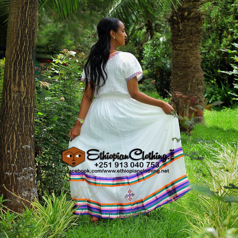 Nyala Traditional Ethiopian Clothing - Ethiopian Traditional Dress