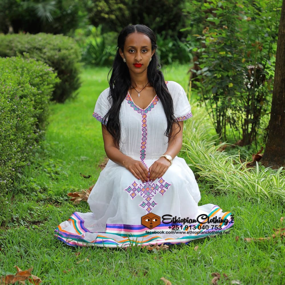 Nyala Traditional Ethiopian Clothing - Ethiopian Traditional Dress