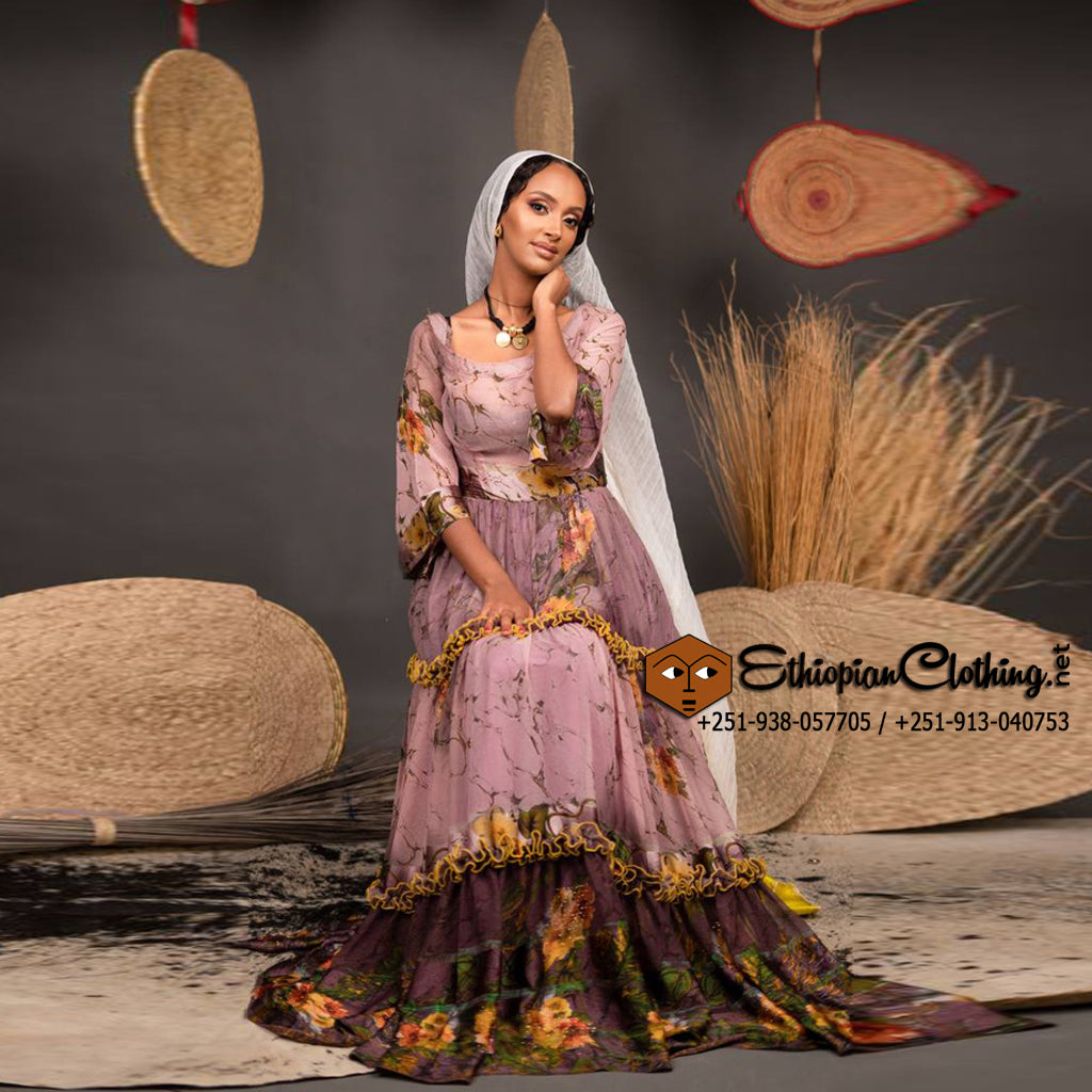 Thiras Ethiopian Chiffon - Ethiopian Traditional Dress