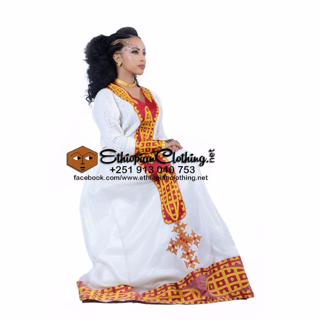 Sara Ethiopian Dress - Ethiopian Traditional Dress