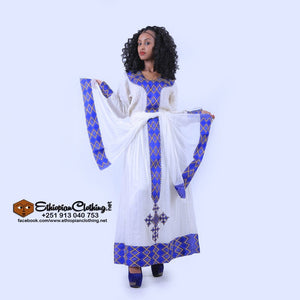 Timrin Eritrean Zuria - Ethiopian Traditional Dress