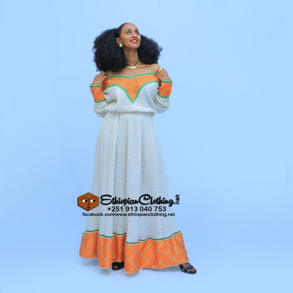 Readymade Tirhas Ethiopians Axum Telf - Ethiopian Traditional Dress
