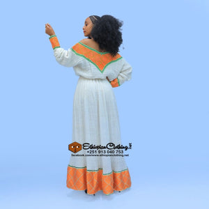 Tirhas Ethiopians Axum Telf - Ethiopian Traditional Dress