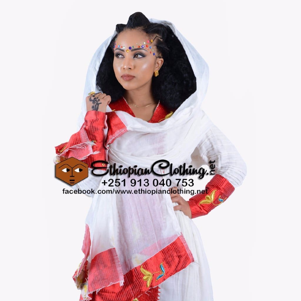 Zewditu Ethiopian Traditional Dress - Ethiopian Traditional Dress