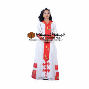 Zewditu Ethiopian Traditional Dress - Ethiopian Traditional Dress